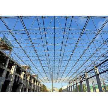 LF Estructura de acero de acero comercial Amplia industrial de construcción Almacenamiento/Hangar/Hall